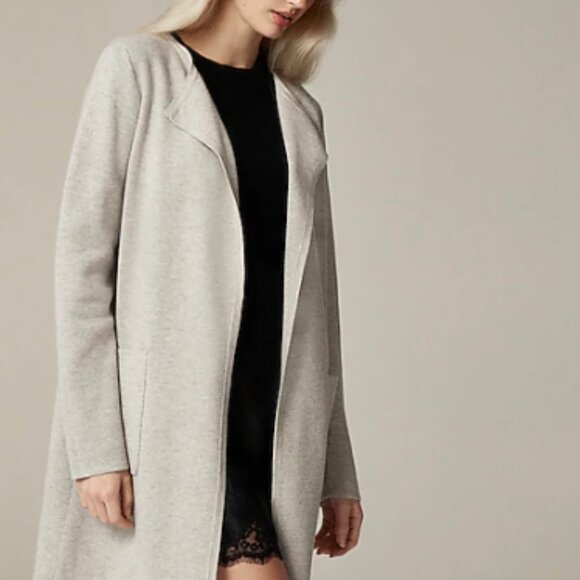 J.Crew Juliette Collarless Sweater-Blazer – Almost Brand New! - Picture 2 of 5